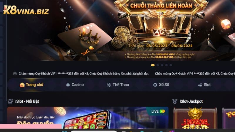 Hướng dẫn tham gia game bài k8