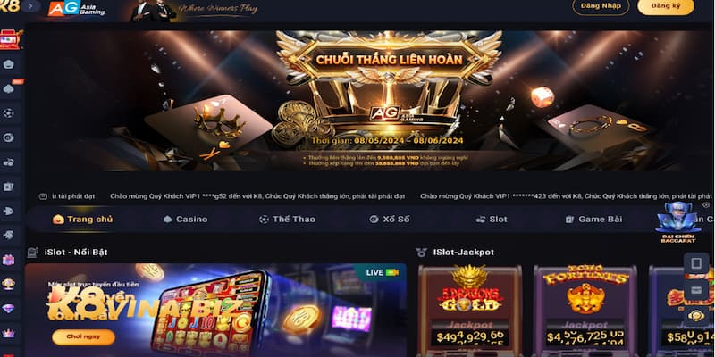 Hướng dẫn tham gia vào islot tại K8
