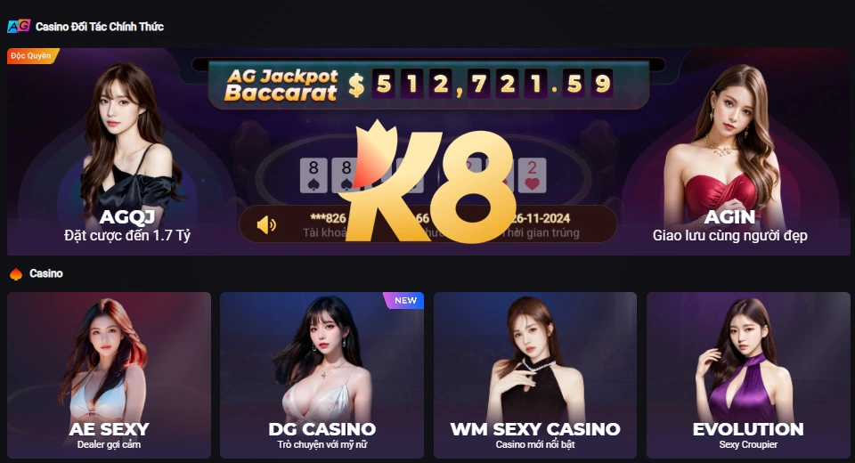 Đa dạng các thể loại game casino xanh chín