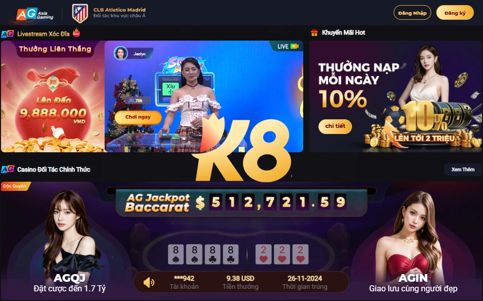 Thông tin về nhà cái k8