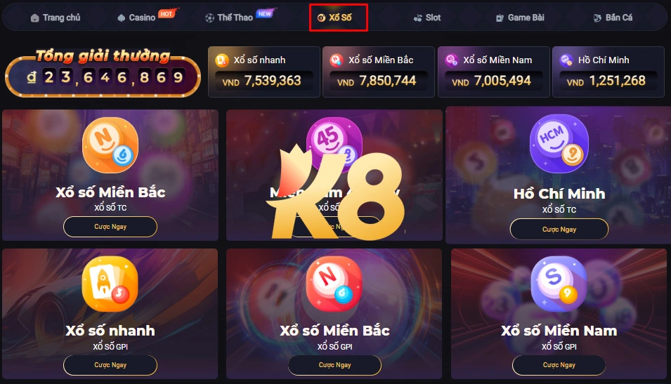 Xổ số lô đền online